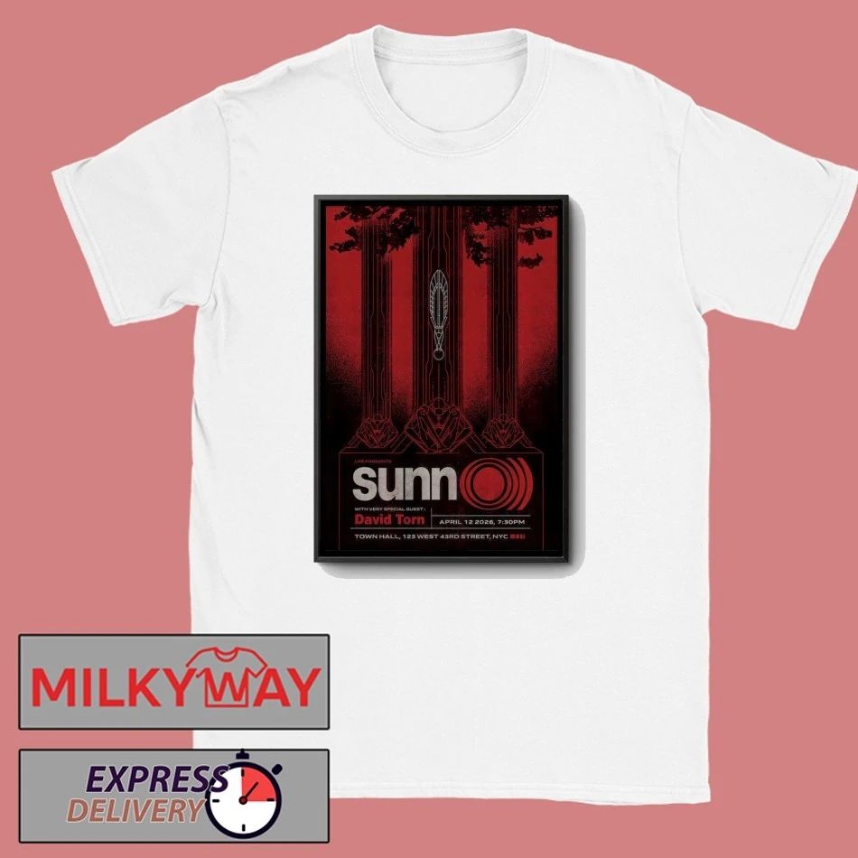 SUNN O))) April 12 2026 New York City Poster shirt