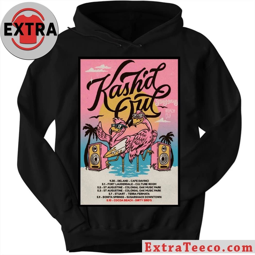 Kash’d Out Beach Fly Tour 2026 Poster Shirt