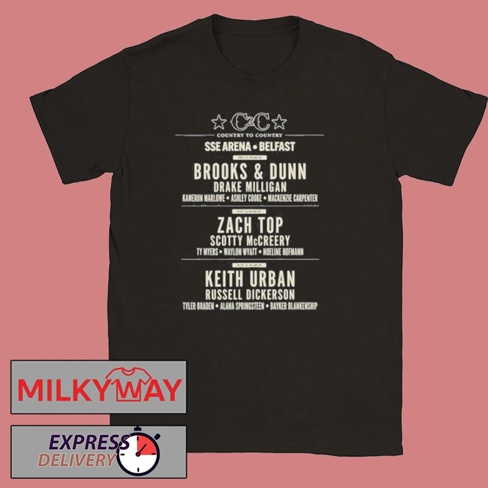 C2C Country To Country Belfast Tour 2026 Shirt