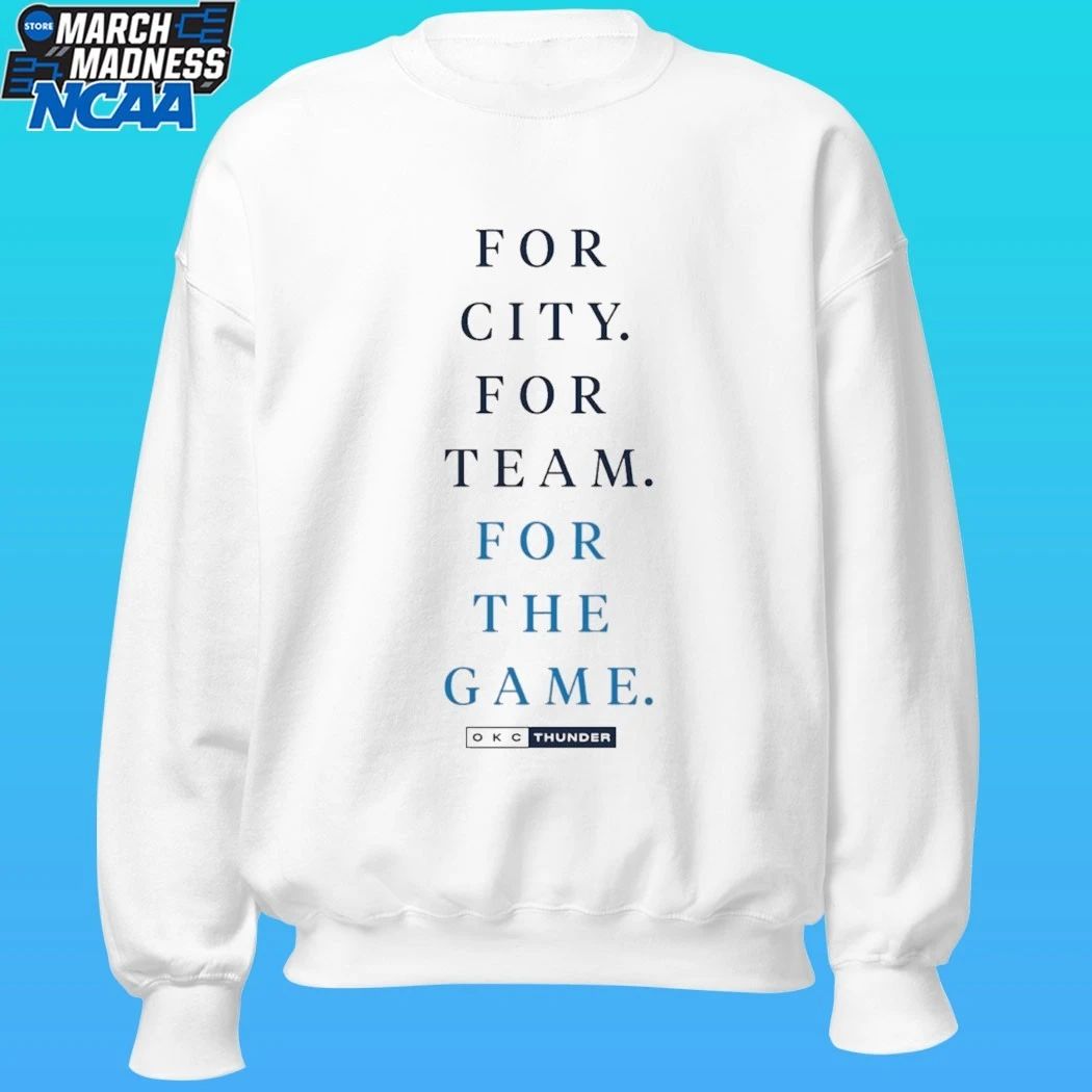 Okc Thunder Iog 2026 Playoffs For The Game Shirt