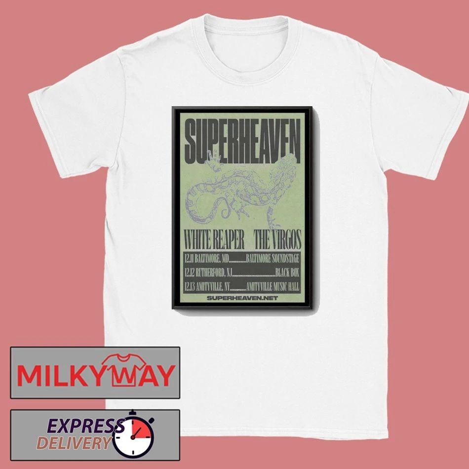 Superheaven Tour 2025 Poster shirt