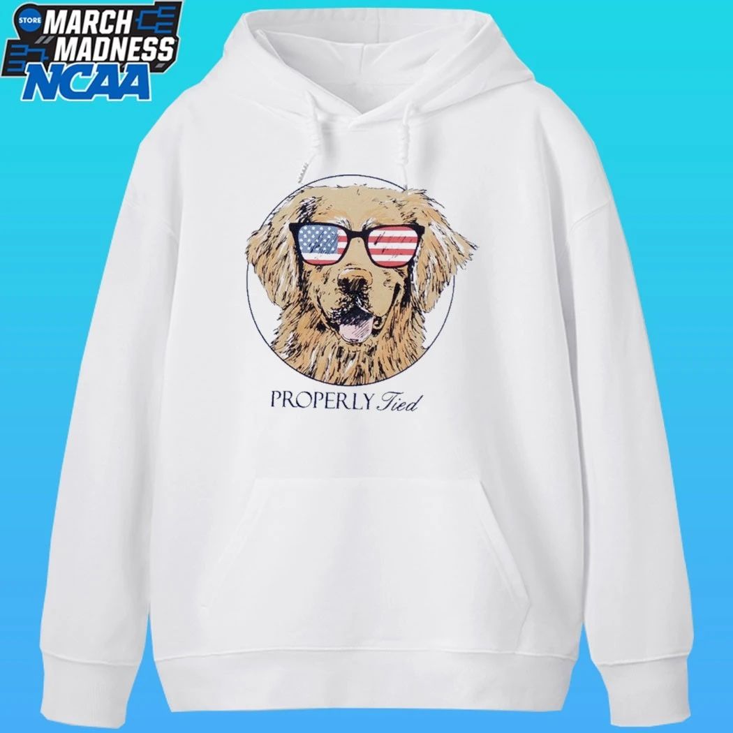 Properly Tied Patriot Dog Shirt