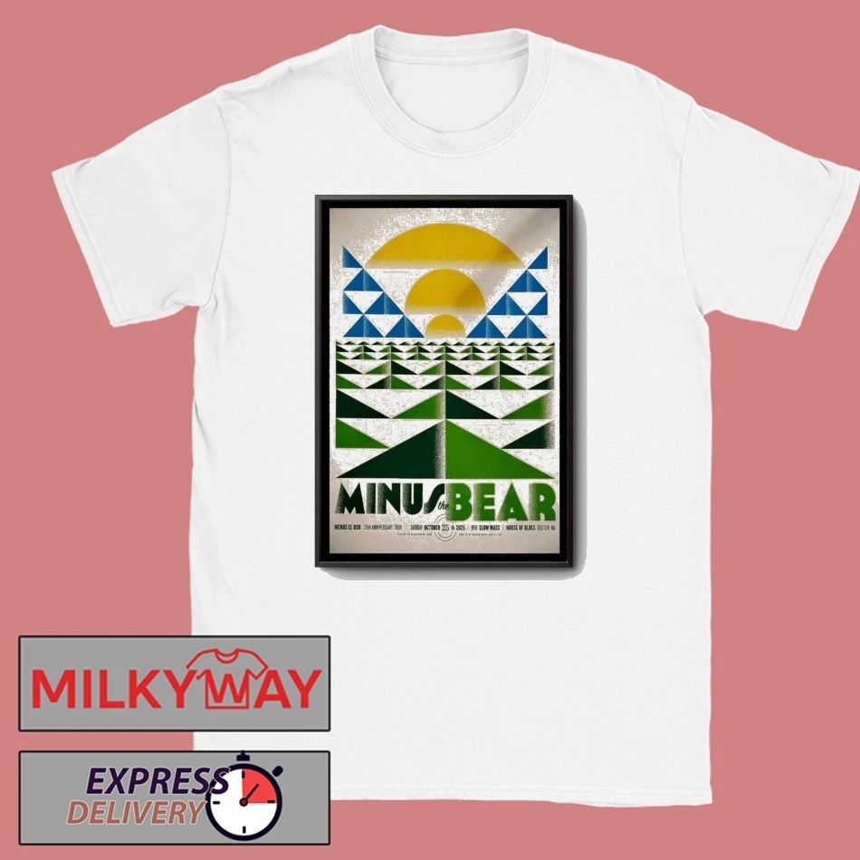 Minus The Bear Tour Oct 25 2025 House Of Blues Boston Poster shirt