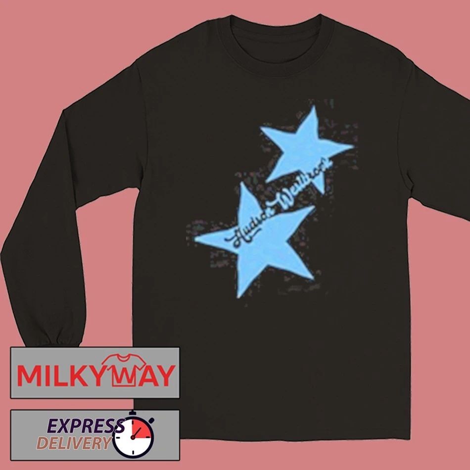 Hudson Westbrook Blue Star Black Comfort Colors shirt
