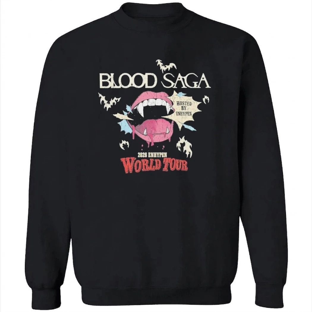 Enhypen Blood Saga World Tour Shirt