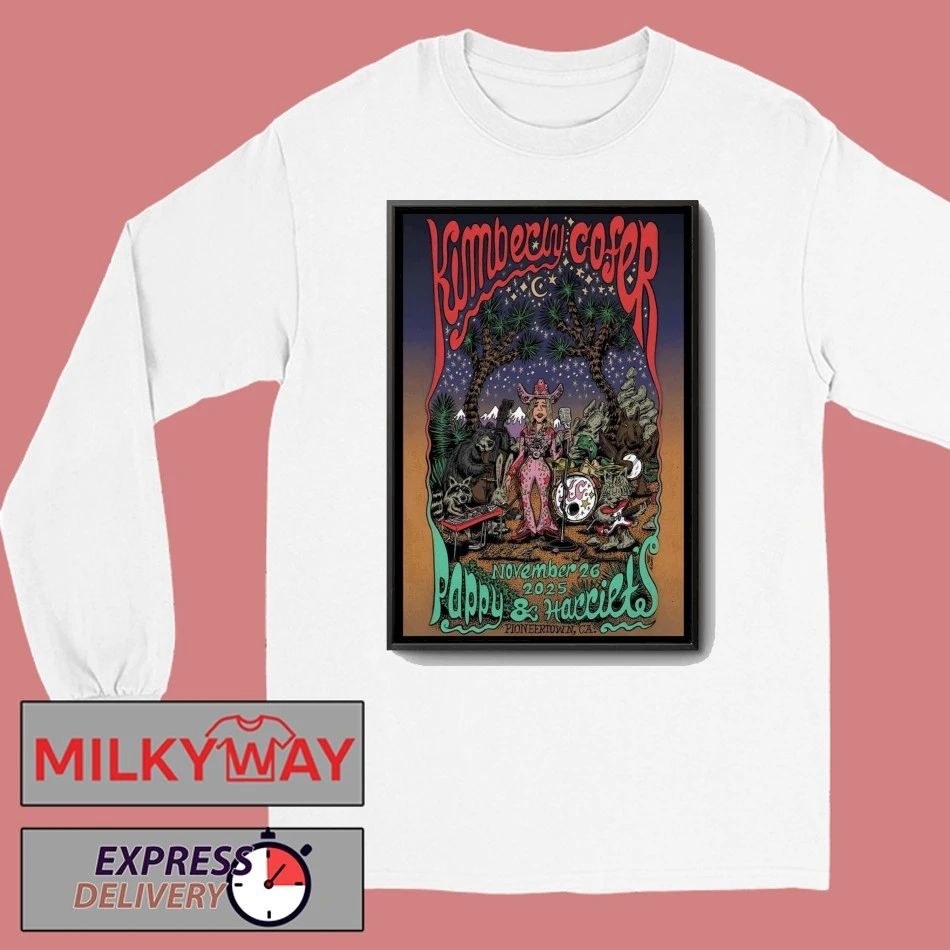 Kimberly Cofer Pappy-Harriet’s Pioneertown, CA November 26 2025 Poster shirt