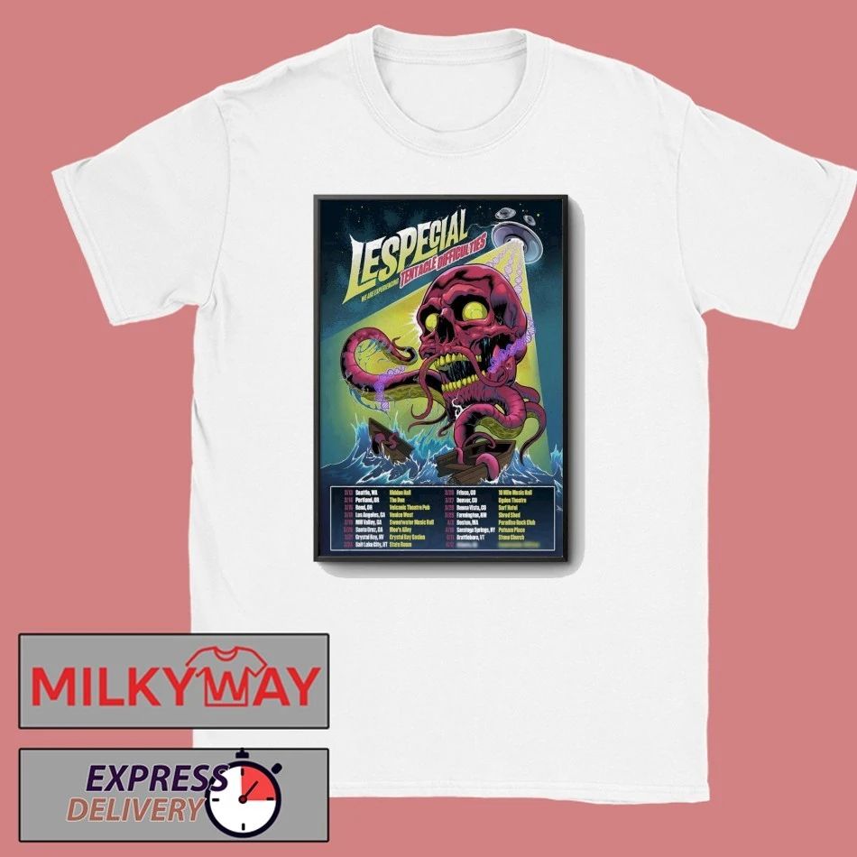 Lespecial Tour Tentacle Difficulties 2026 Poster shirt