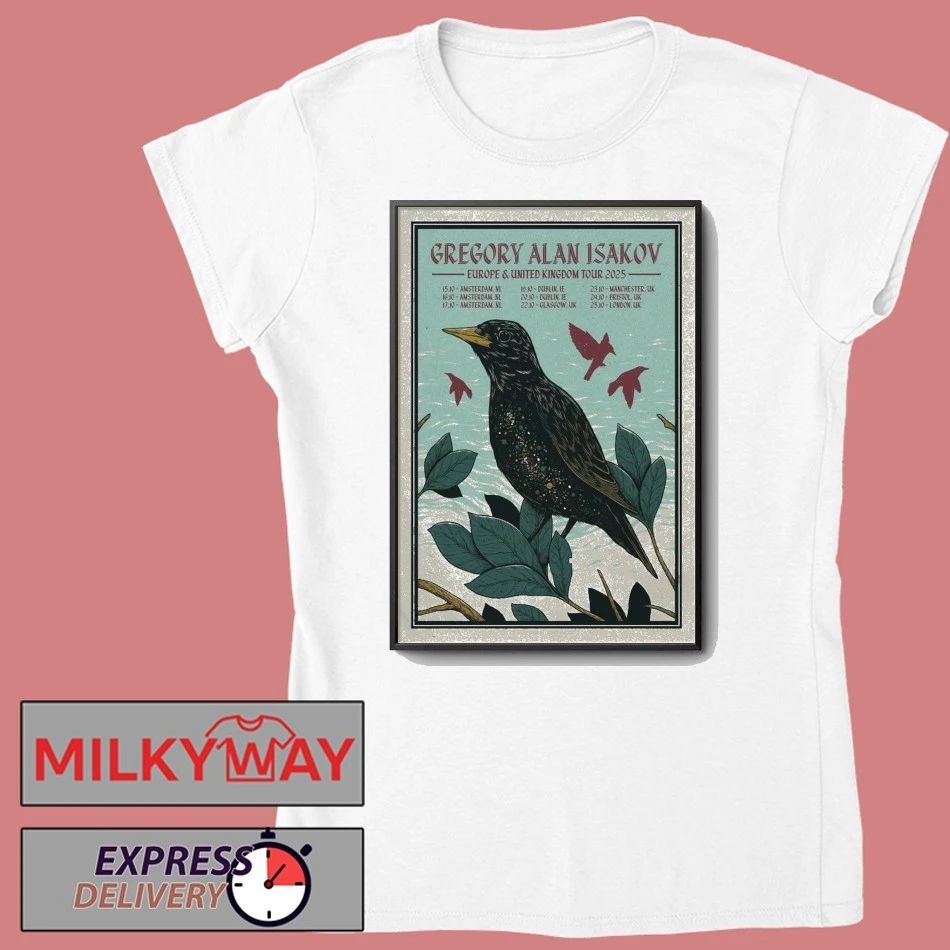 Gregory Alan Isakov Fall Tour 2025 Poster shirt