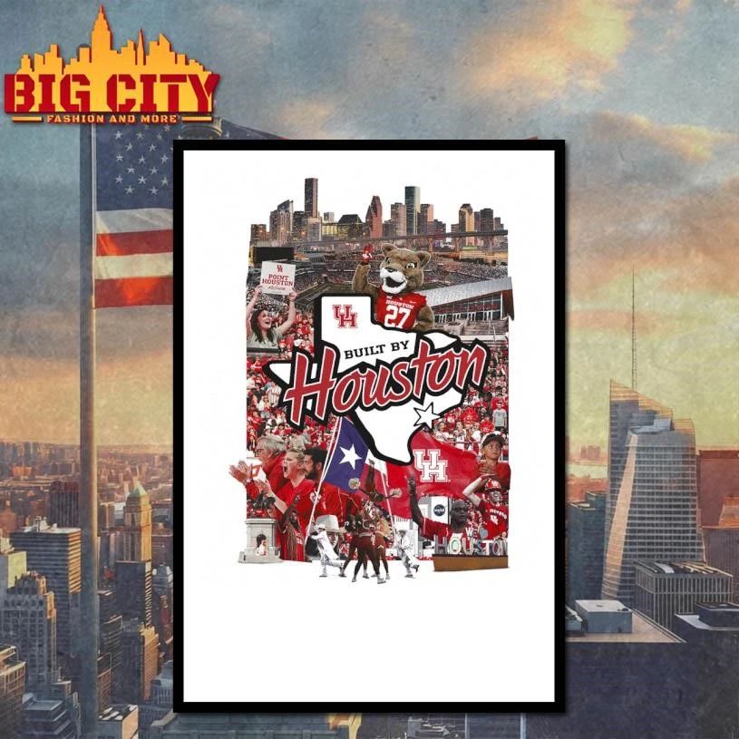 Houston Cougars Shasta Built by Houston Mascot Shirt