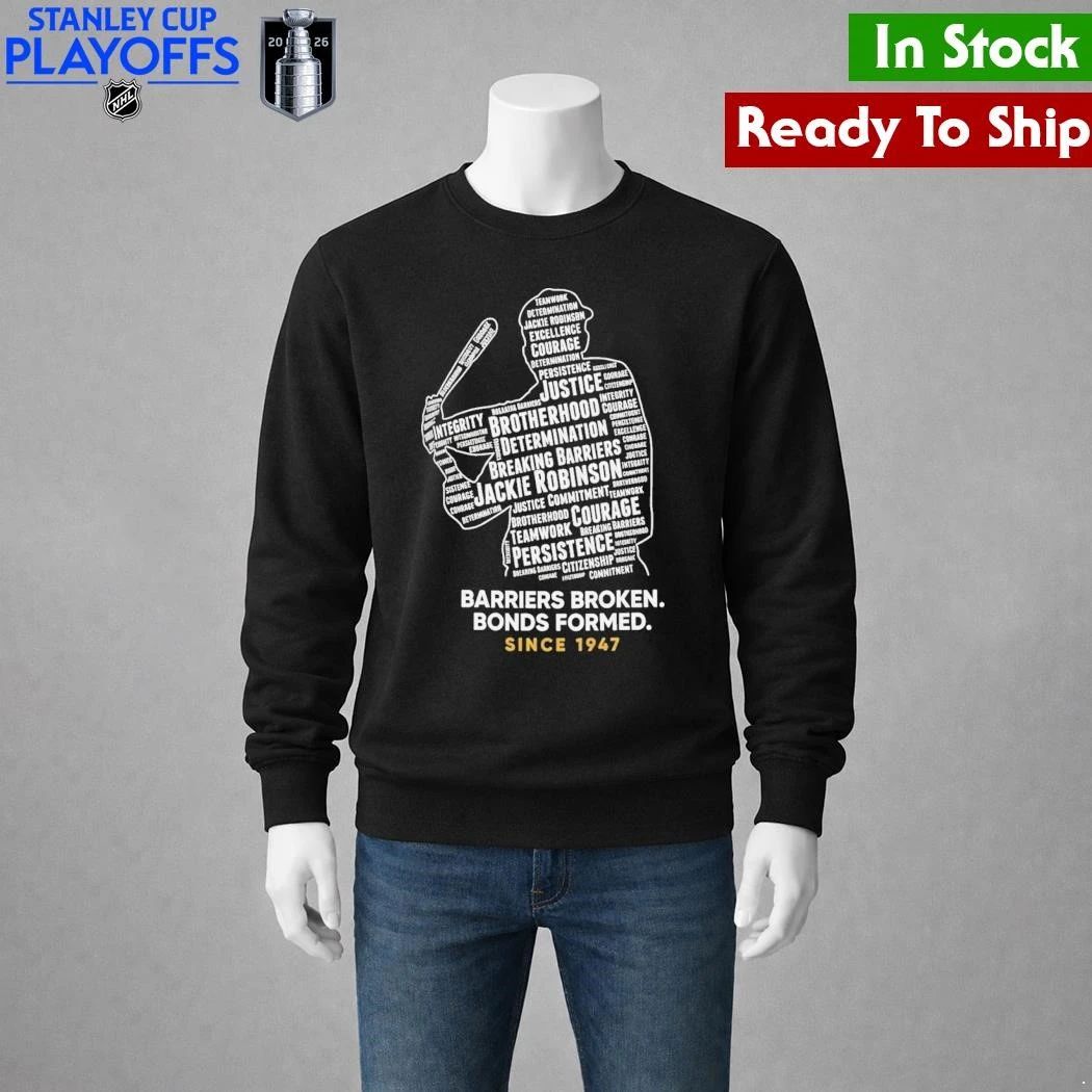 Jackie Robinson Day Barriers Broken Bonds Formed Since 1947 Shirt
