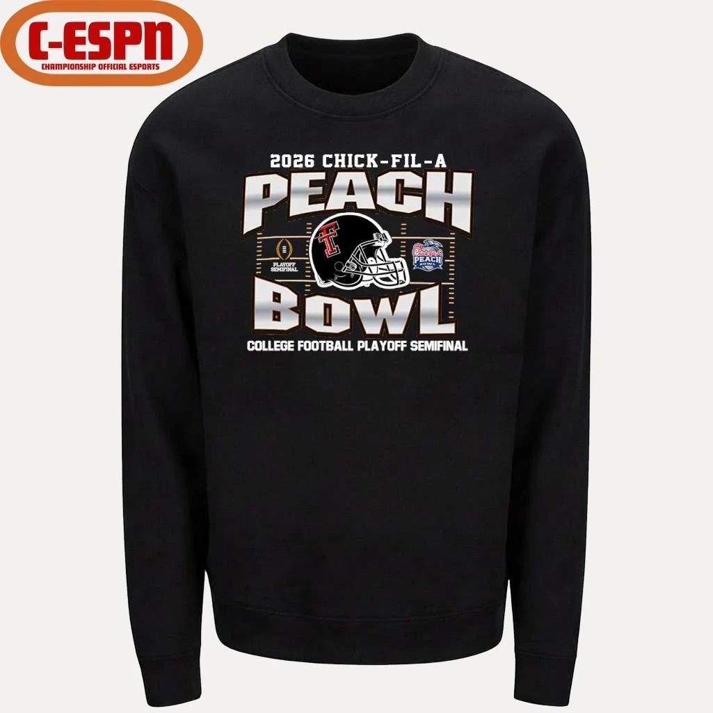 Texas Tech Red Raiders 2026 CFP Peach Bowl Shirt