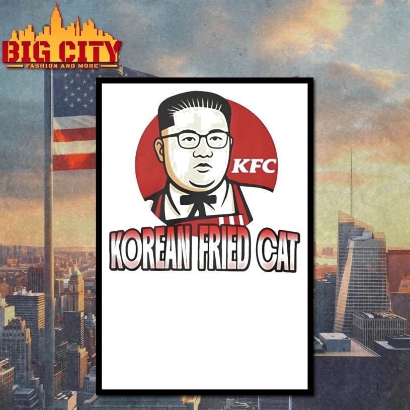 Korean Fried Cat Kim Jong Un T-shirt