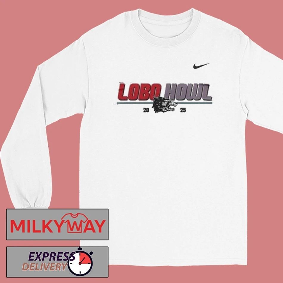 New Mexico Lobos “LOBO HOWL” White shirt