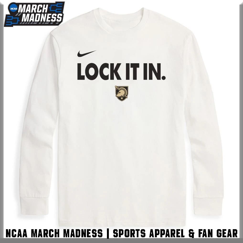 Army Black Knights Basketball Lock It In 2026 T-Shirt
