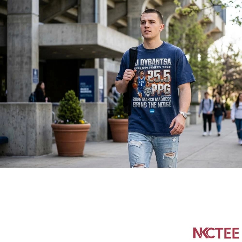 NKCtees NCAA 2026 The Scoring King Tee – AJ Dybantsa (BYU) Special Edition