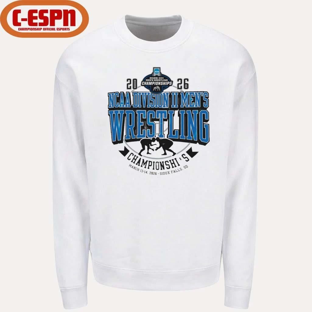 Sioux Falls, SD 2026 NCAA DII Men’s Wrestling Championships T-Shirt