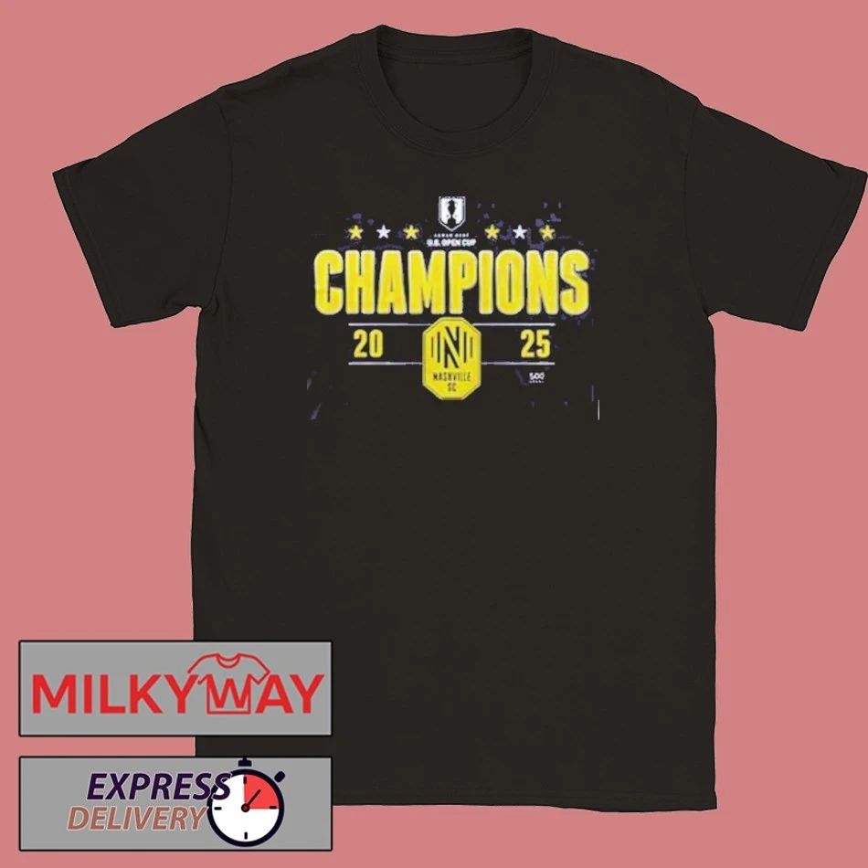 Nashville SC U.S. Open Cup Final 2025 Champions shirt