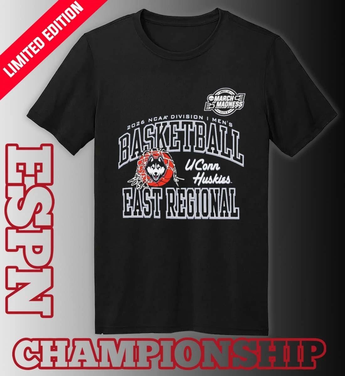Uconn Huskies 2026 NCAA DI Men’s Basketball Sweet 16 – East Regional T-Shirt