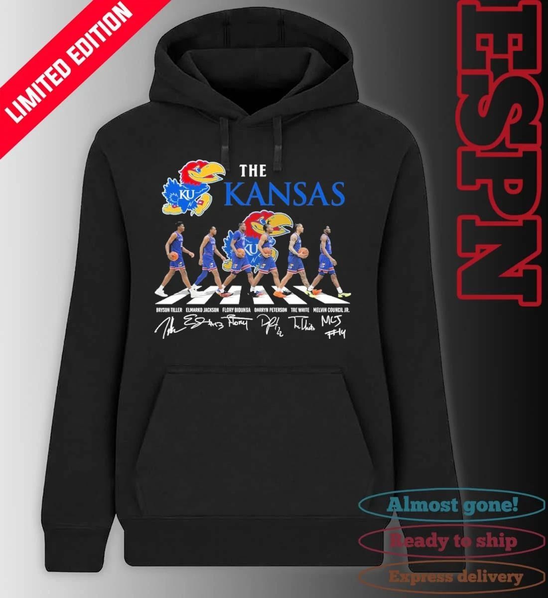 The Kansas Jayhawks Men’s Basketball Abbey Road Shirt