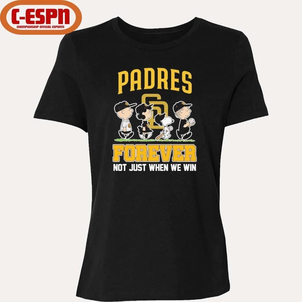The Peanuts Characters Forever X San Diego Padres Shirt