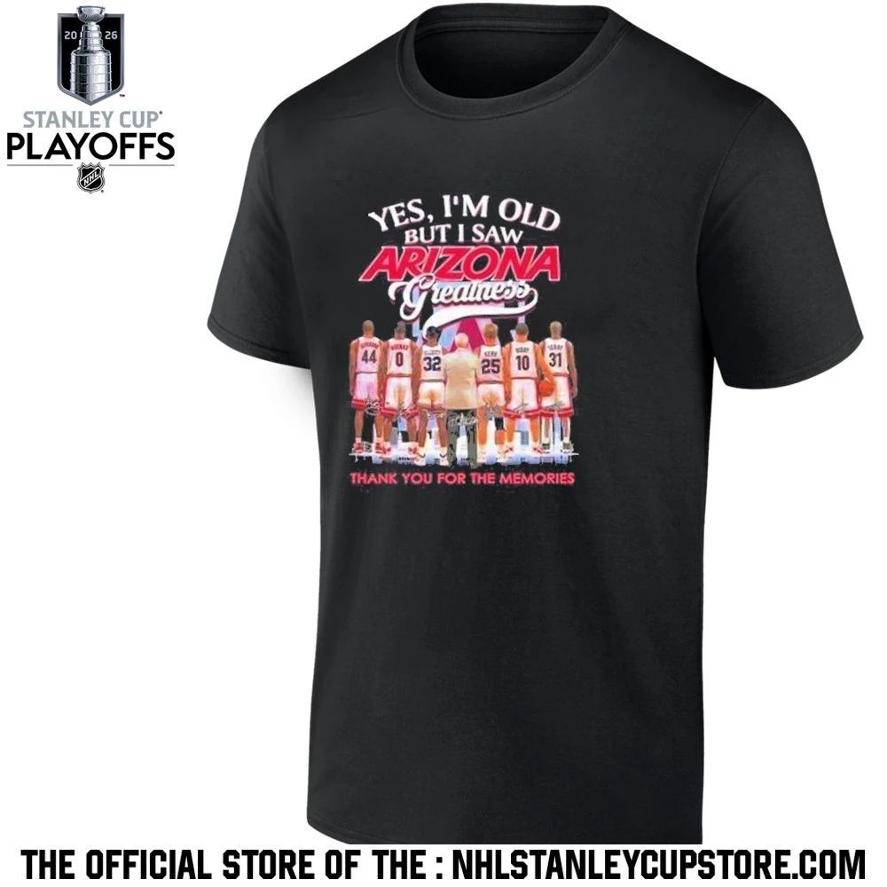 Yes I’m old but I saw Arizona Wildcats greatness players city skyline Shirt