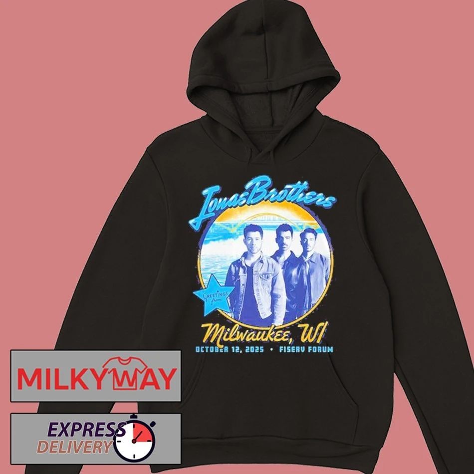 Jornas Brothers x Marshmello Greetings From Your Hometown x Milwaukee shirt