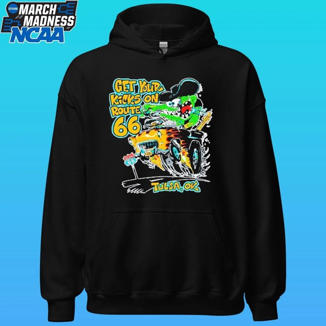 Monster Drag Get Your Kicks On Route 66 Tulsa Ok Shirt