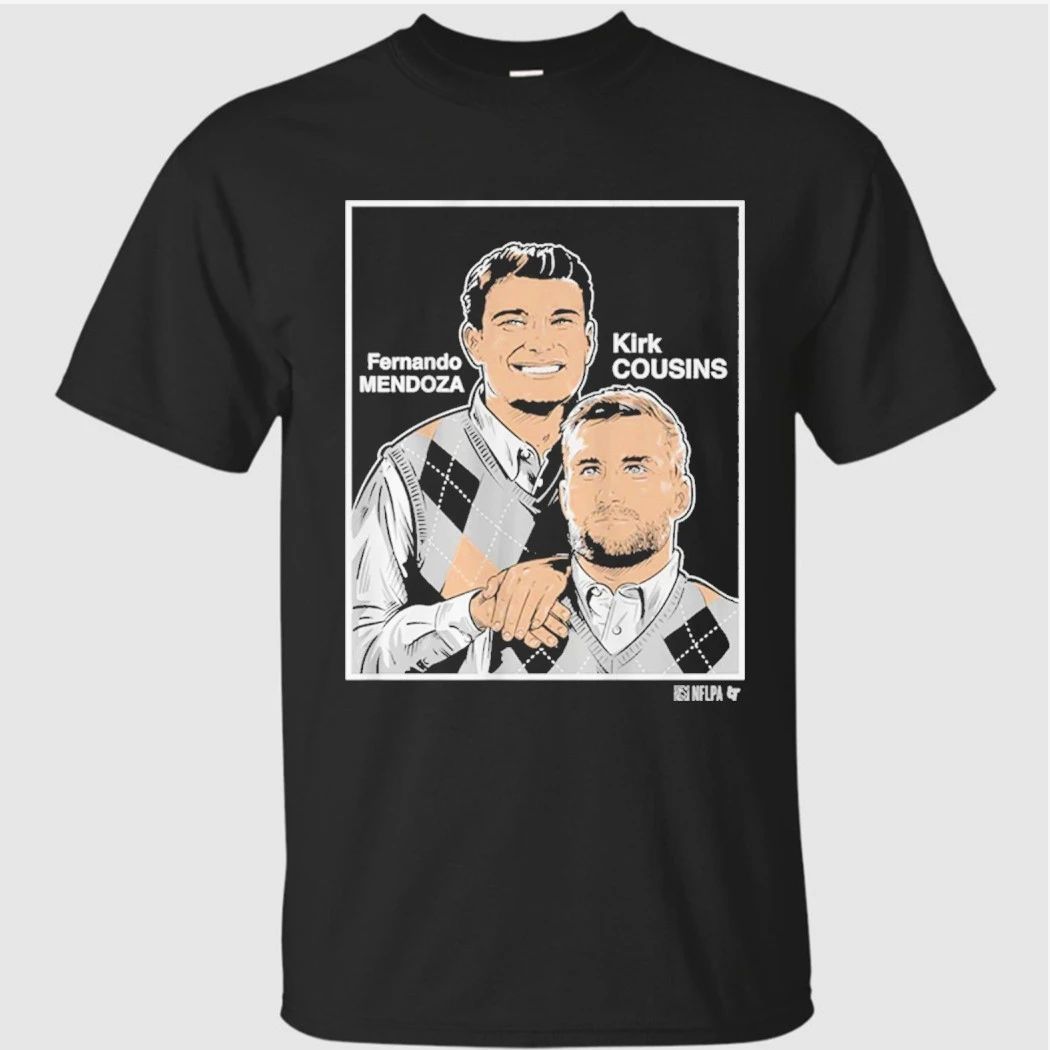 Fernando Mendoza & Kirk Cousins Family Portrait Shirt