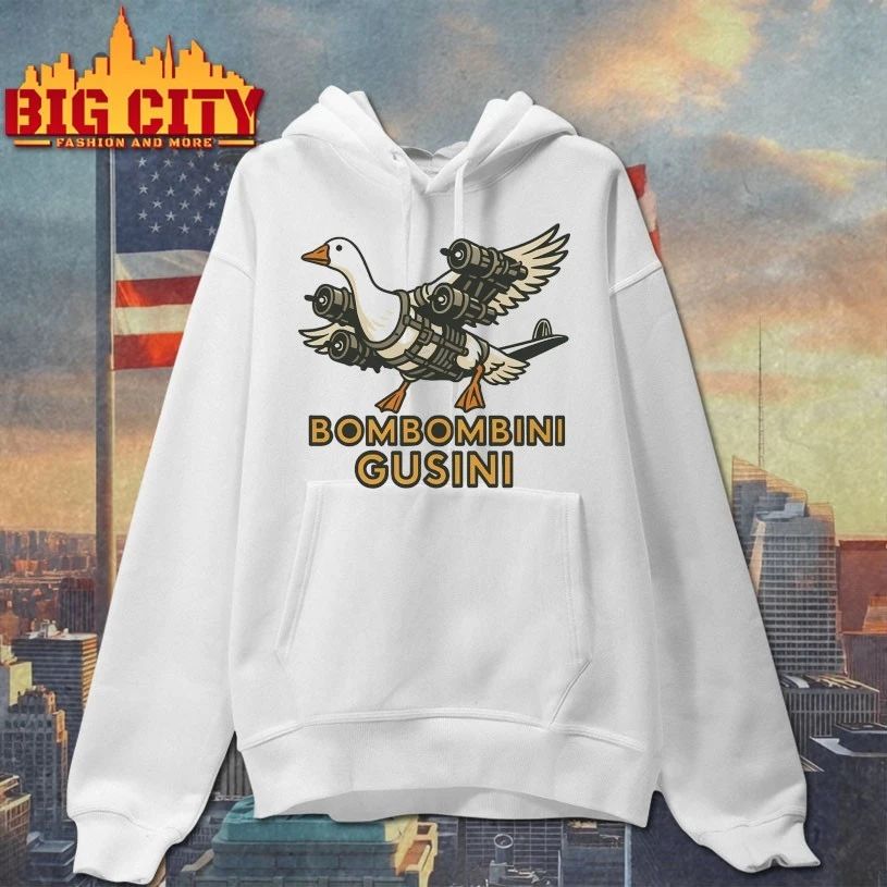 Bombombini Gusini Italian Brainrot Goose Bomber T-shirt