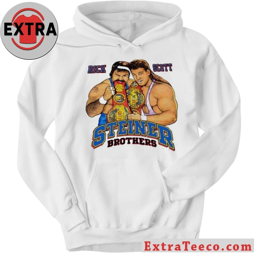 The Steiner Brothers Rick and Scott Retro Wrestling T-Shirt