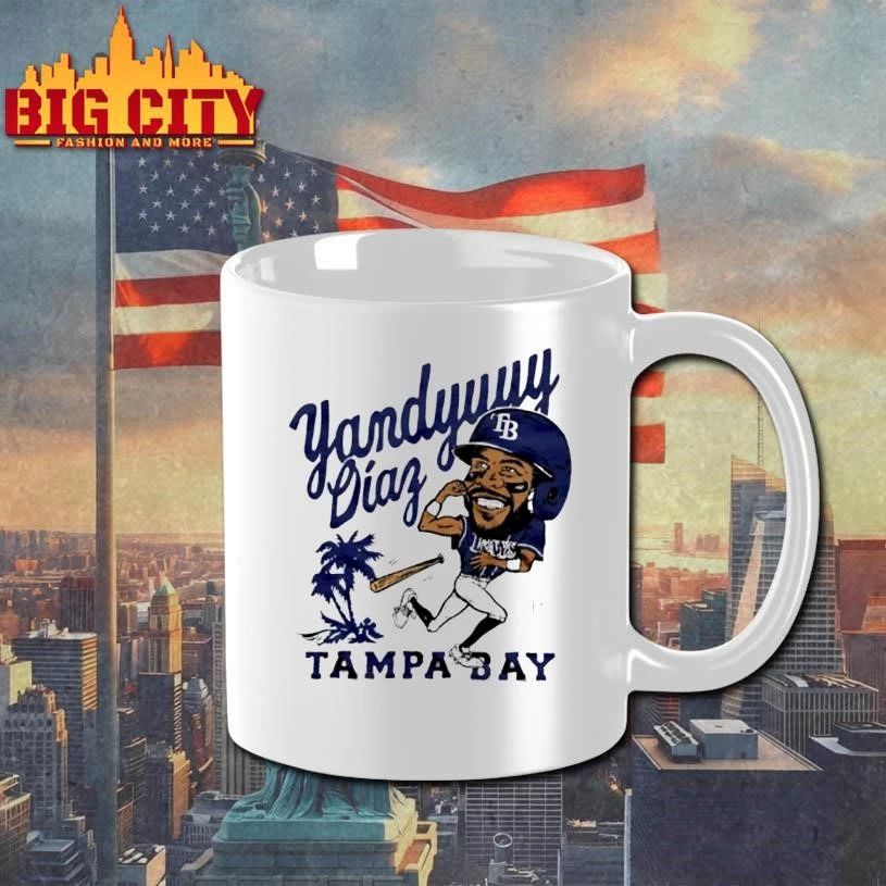 Yandy Diaz Tampa Bay Rays Baseball Player Caricature Funny Art Shirt