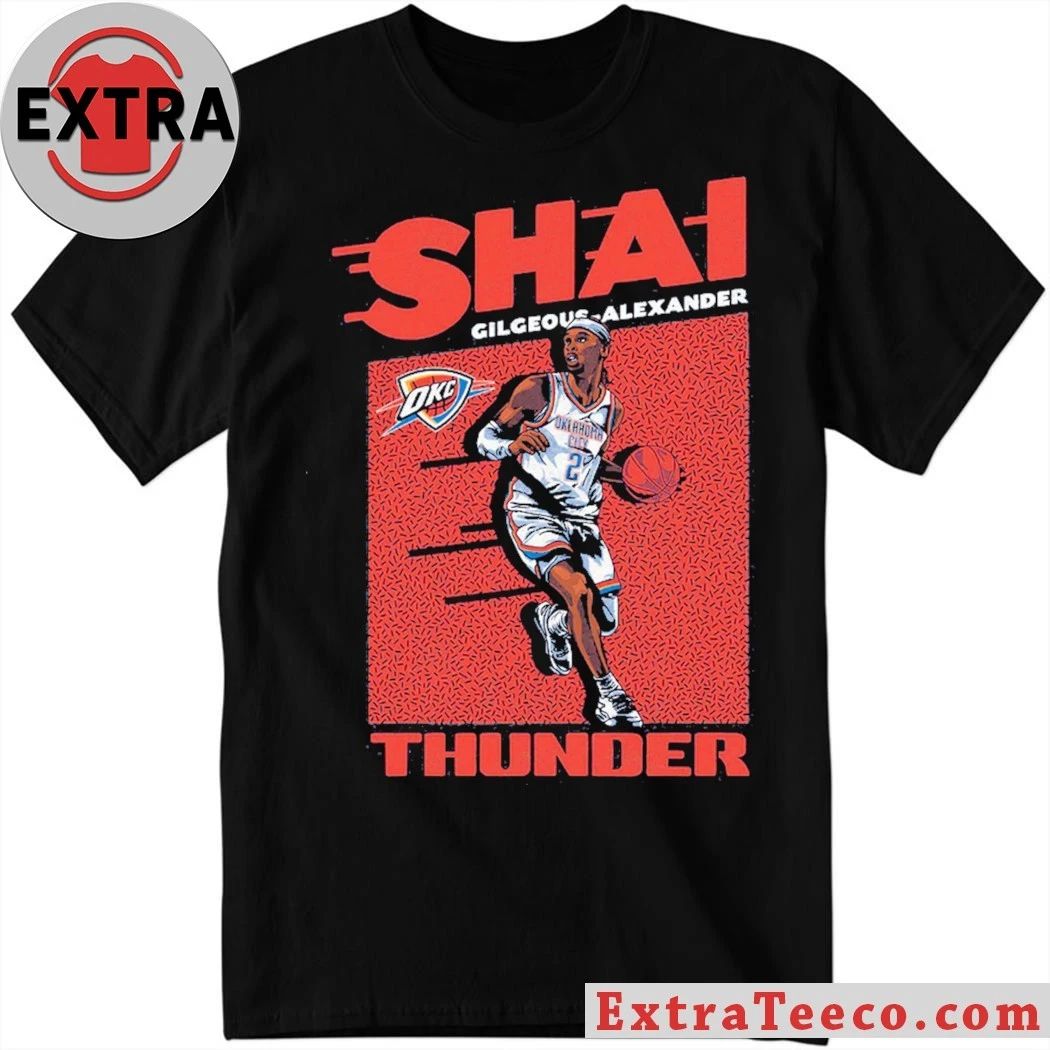 Youth Oklahoma City Thunder Shai Gilgeous-Alexander Action Shirt