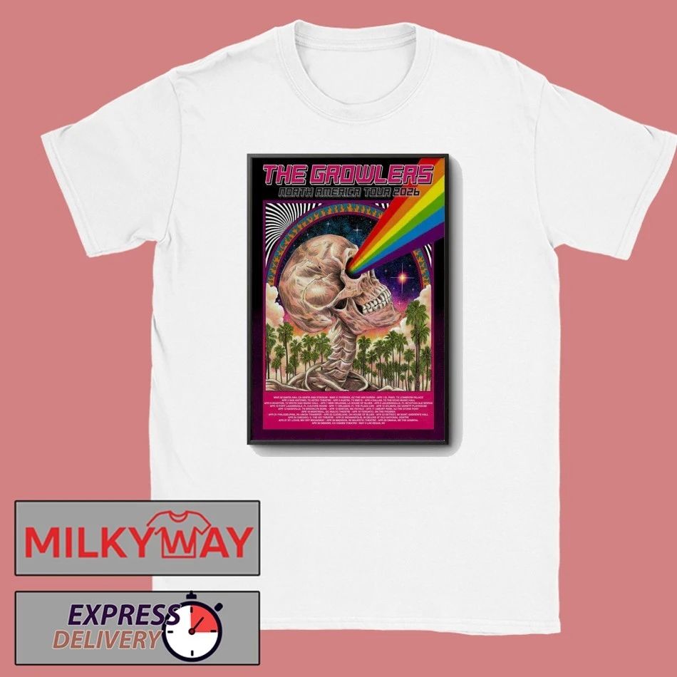 The Growlers North America Tour 2026 Poster shirt