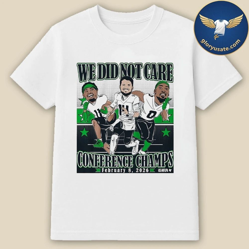 Sam Darnold, Jaxon Smith-Njigba, & DeMarcus Lawrence Conference Champions Caricatures Graphic Shirt