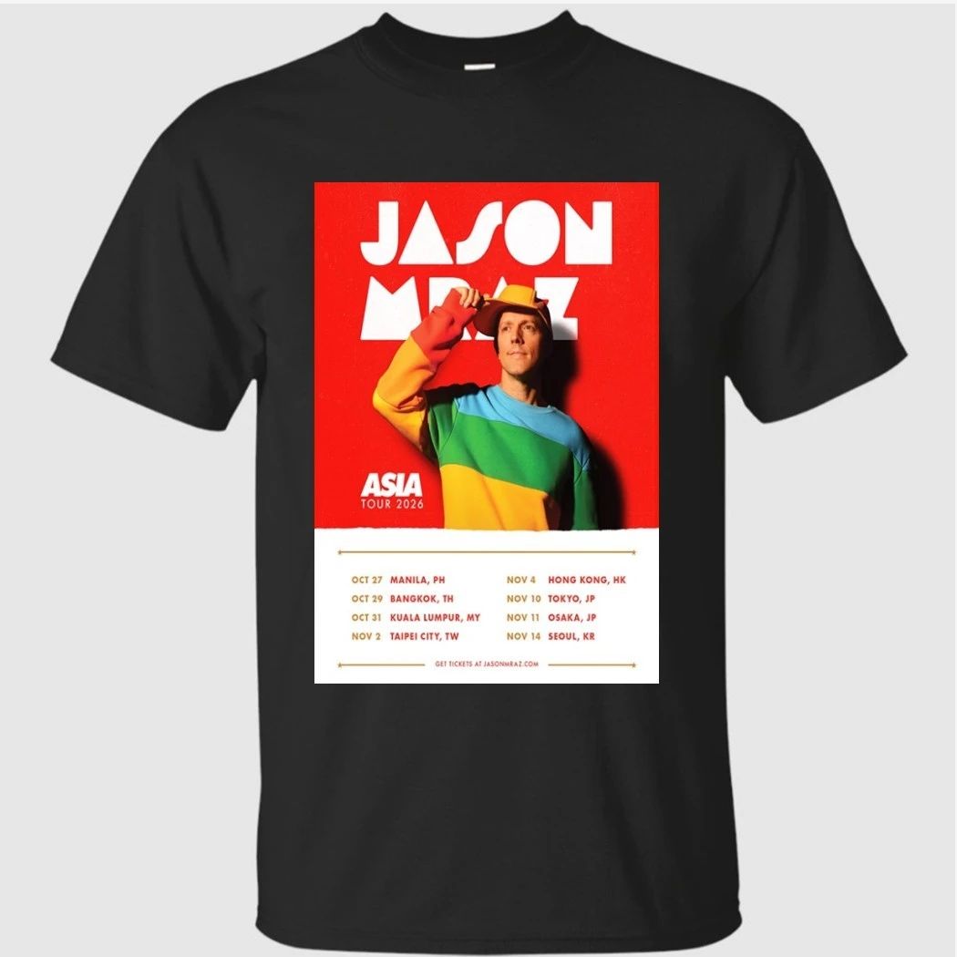 Jason Mraz Fall Tour 2026 Poster Shirt