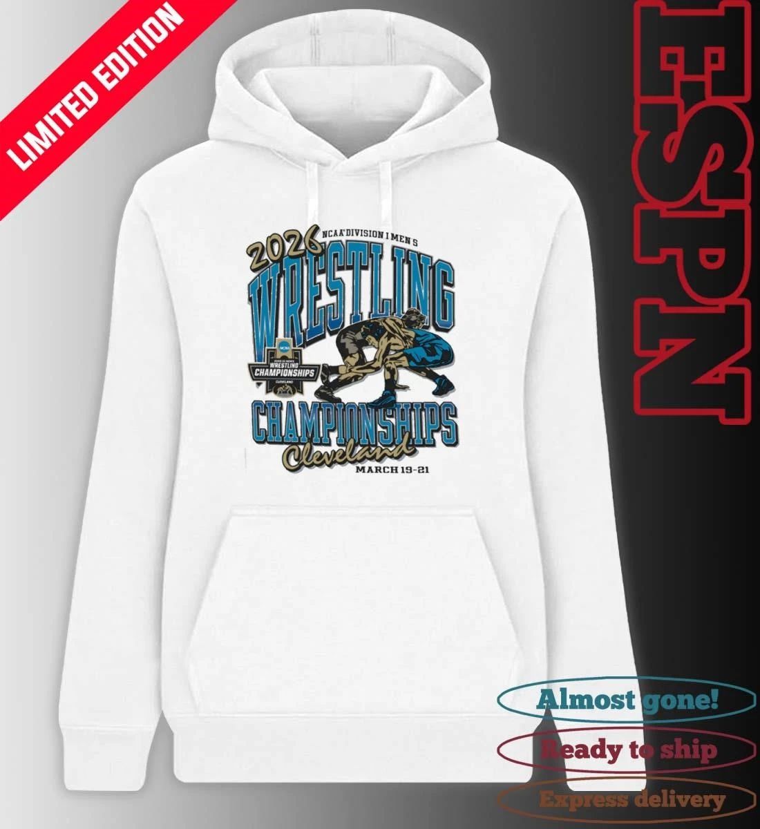 March 19-21 2026 NCAA Division I Wrestling Championships Shirt