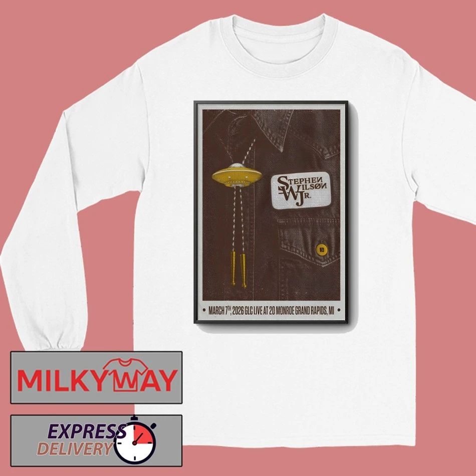 Stephen Wilson JR. In Grand Rapids MI On Mar 7 2026 Tour Poster shirt