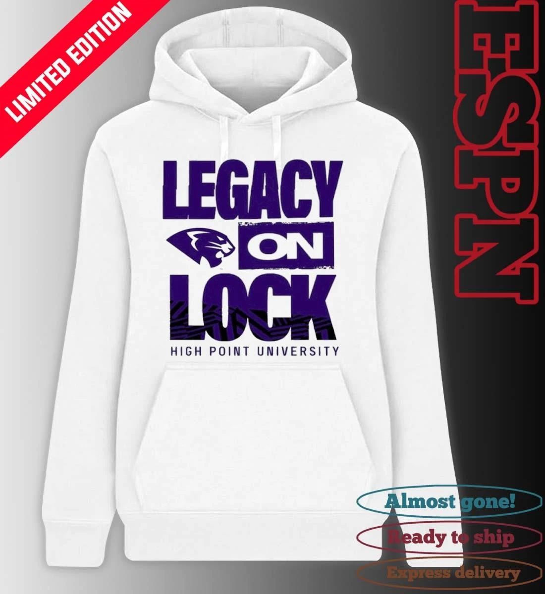 HPU Men’s Basketball﻿ Legacy On Lock March Madness T-Shirt