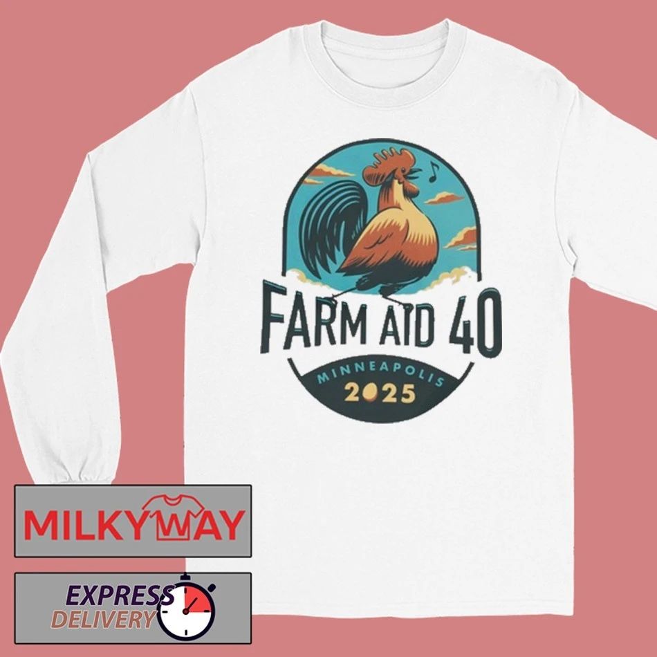 Farm Aid 40 Rooster Sings New Shirt