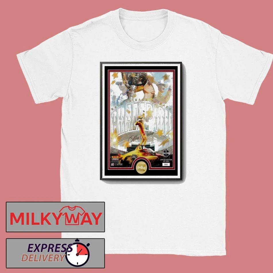2025 NTT Indycar Champion Alex Palou Winner Poster shirt