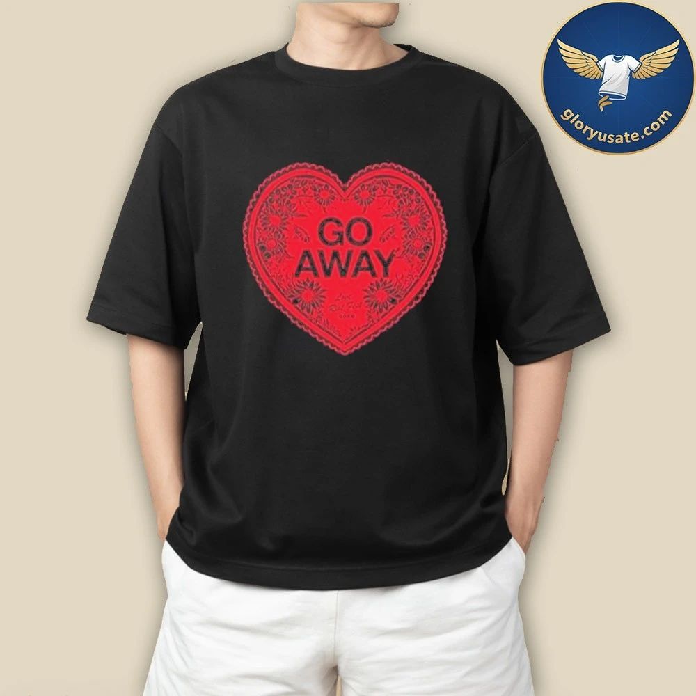 Riot Fest GO AWAY HEART Valentine 2026 Shirt