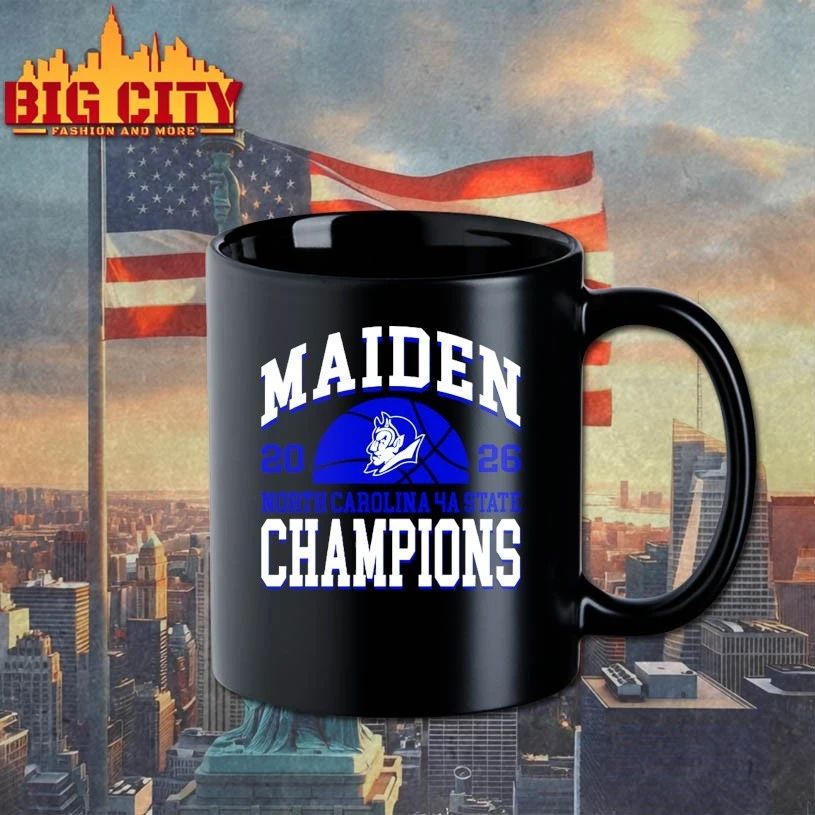 Maiden 2026 North Carolina 4a State Champions shirt