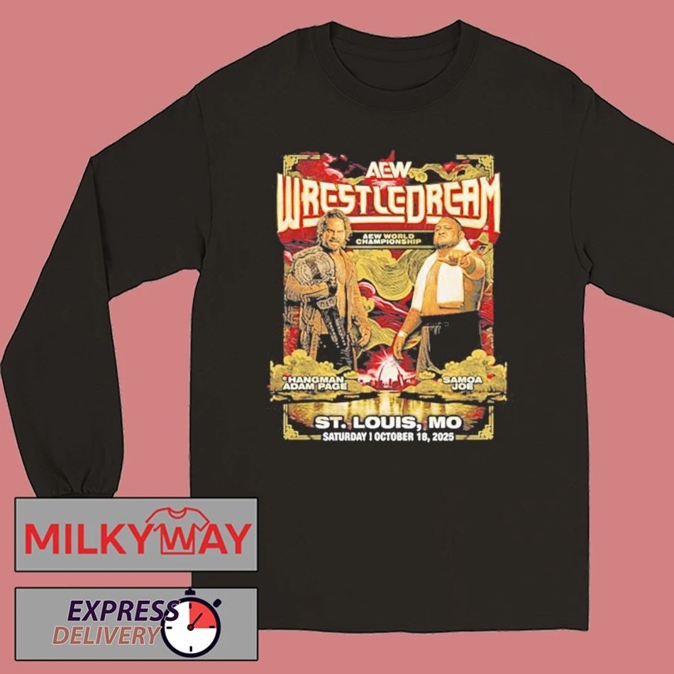 Aew Wrestledream 2025 Matchup – Hangman Adam Page Vs Samoa Joe Shirt