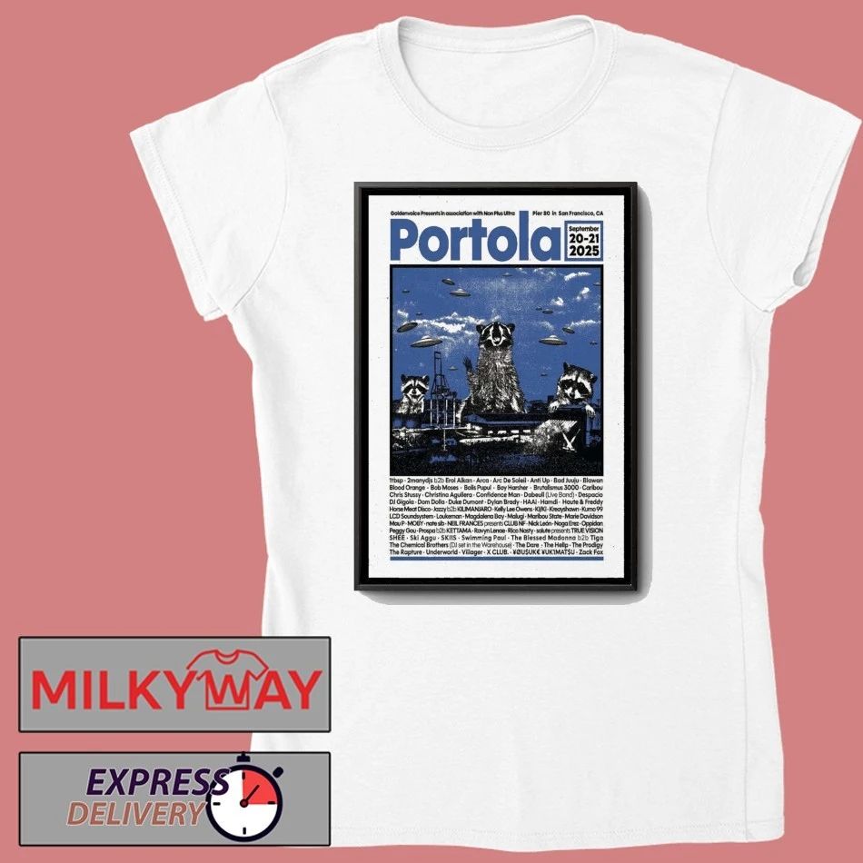 Portola Music Festival California Poster shirt