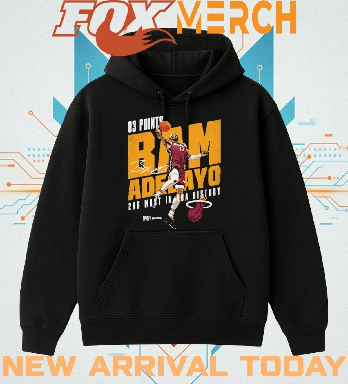 Bam Adebayo Miami Heat 83 Points 2nd most in NBA history t-shirt