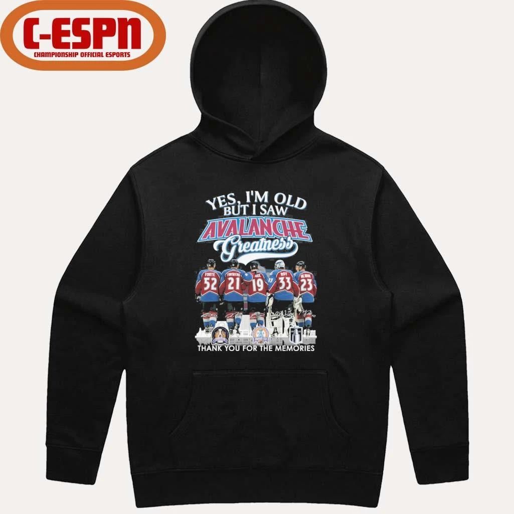 Yes, I’m Old But I Saw Colorado Avalanche Hockey Greatness Shirt