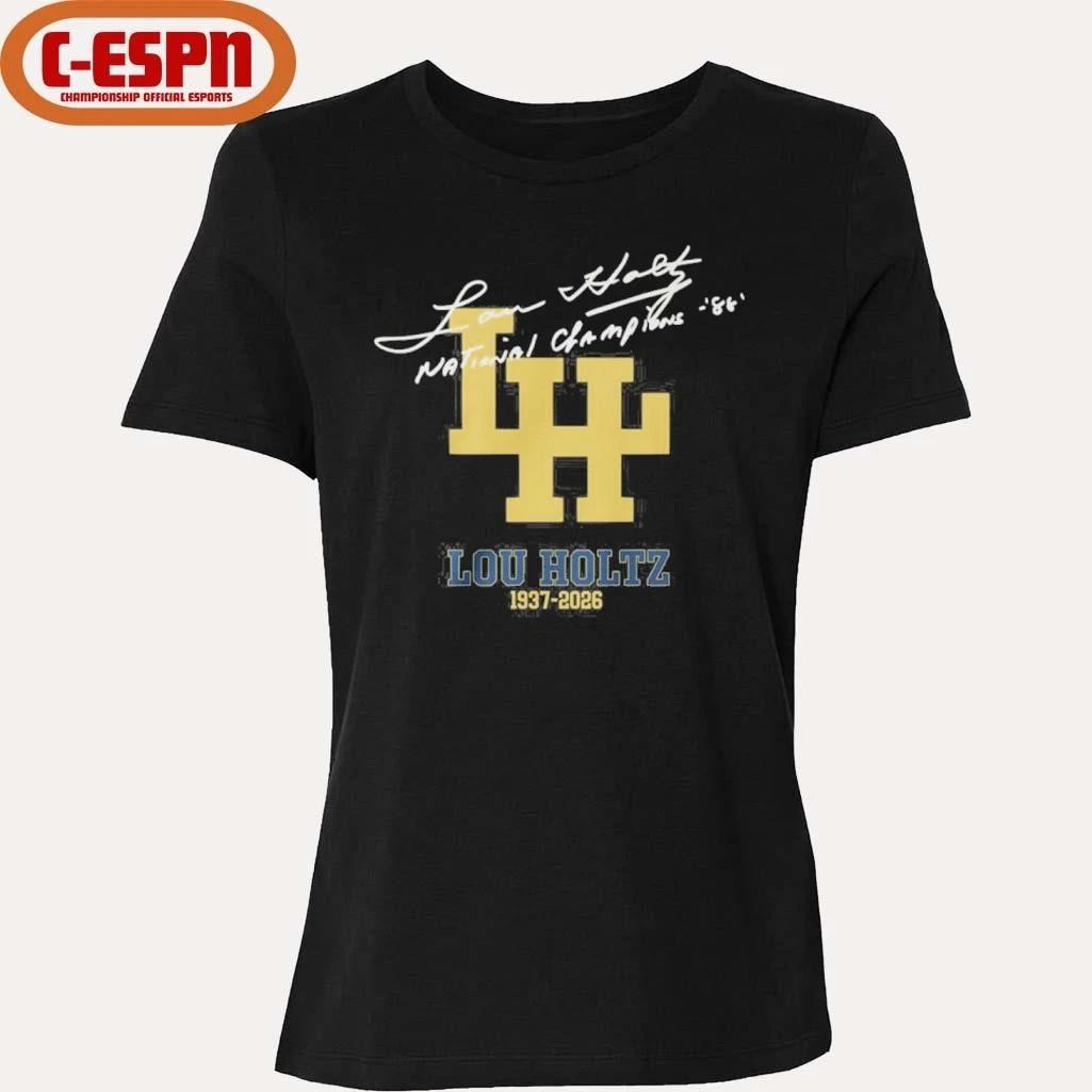 Lou Holtz 1937-2026 Logo Shirt