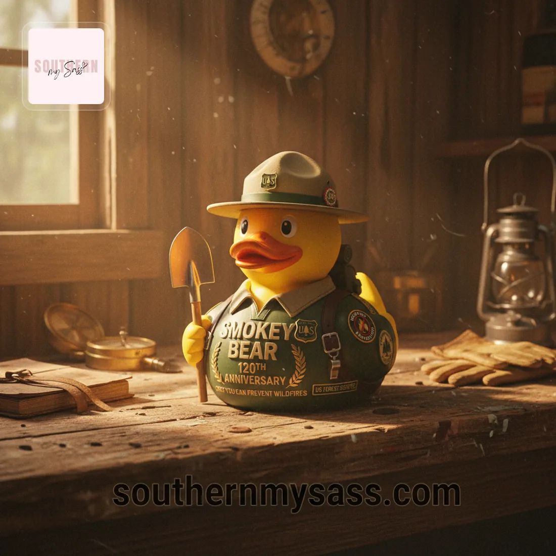 Smokey Bear 120th Anniversary US Forest Service Collectible Rubber Duck