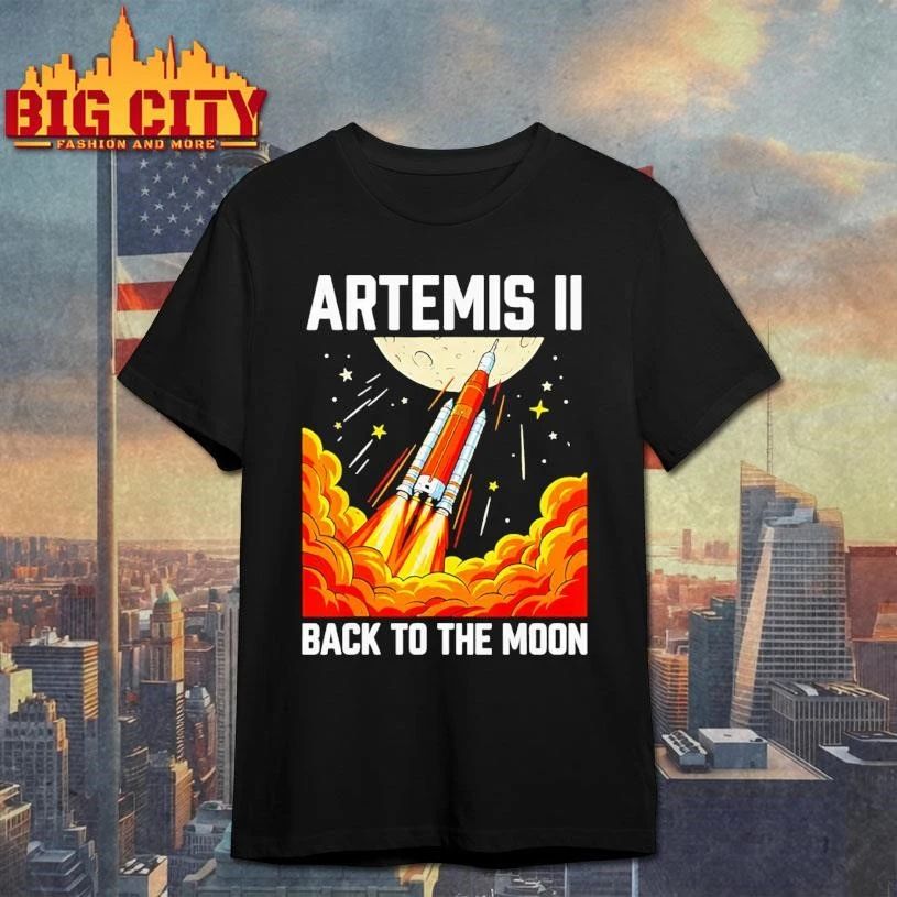 Artemis II Back to the Moon graphic shirt