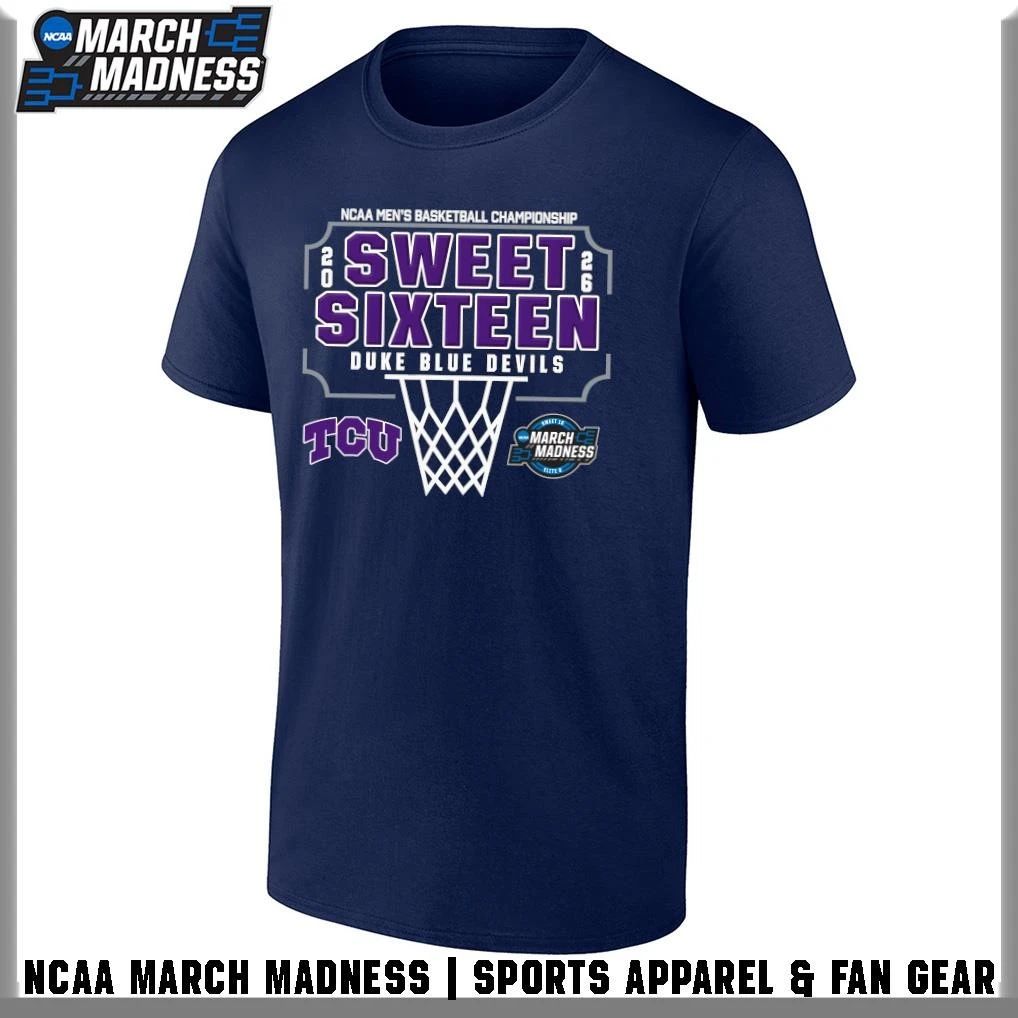 TCU Horned Frogs 2026 NCAA Men’s Basketball Tournament March Madness Sweet Sixteen T-Shirt
